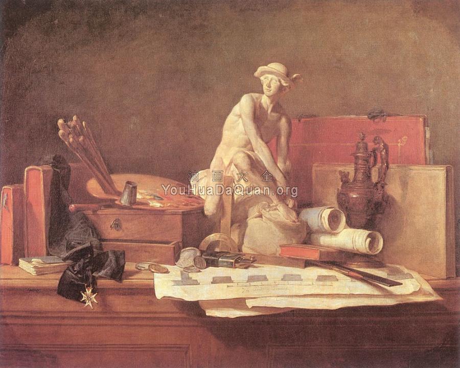 The Attributes of the Arts and their Rewards - 让·巴蒂斯特·西梅翁·夏尔丹